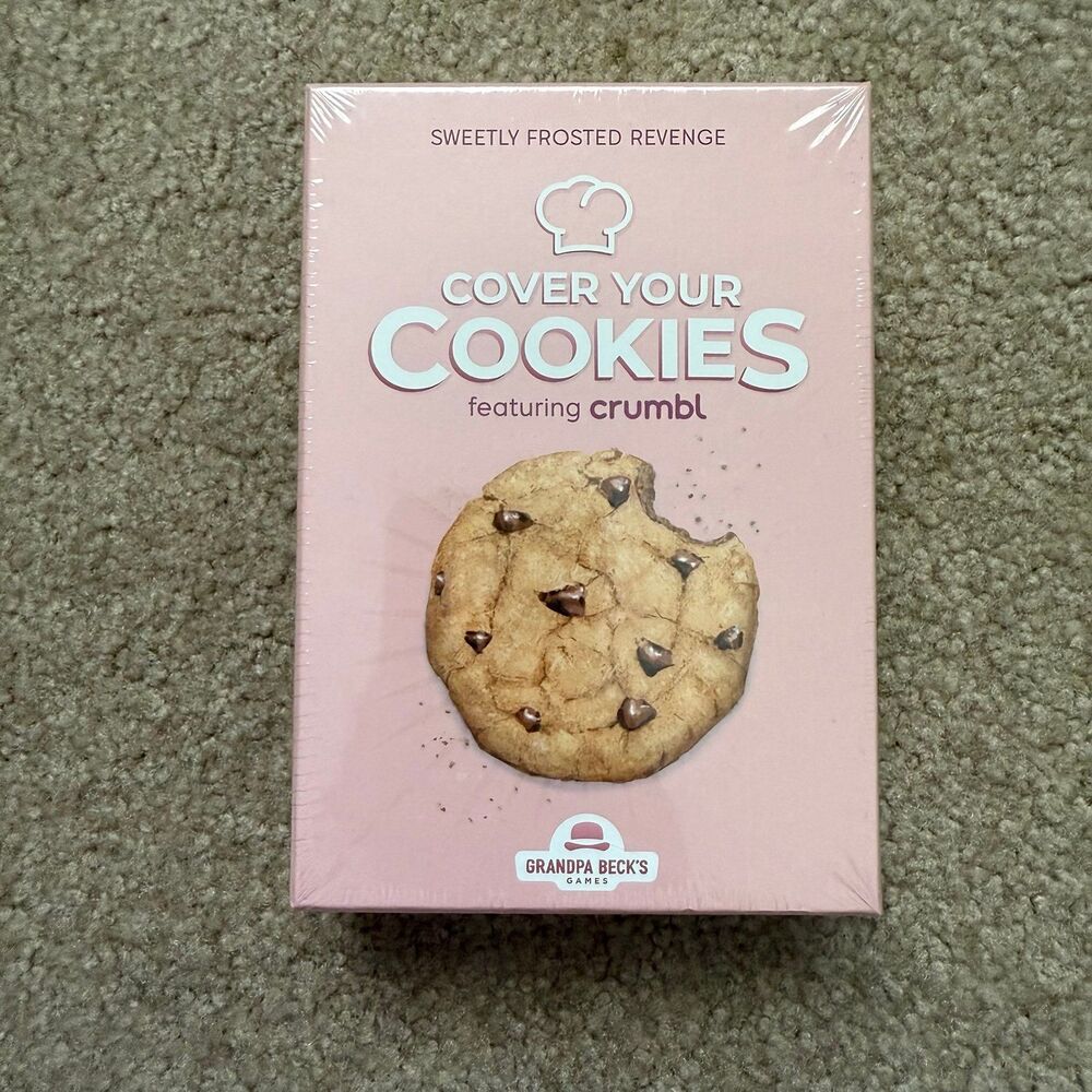 Cover Your Cookies Featuring crumbl Grandpa Beck's Card Game NEW NWT Gift